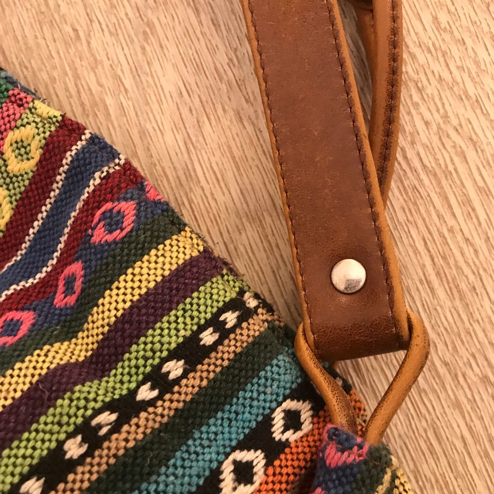 Colorful Tapestry Shoulder Bag Purse - Picture 5 of 9